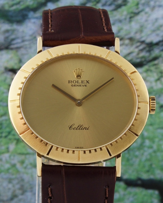 (image for) A ROLEX 18K YELLOW GOLD MANUAL WINDING CELLINI / 4083